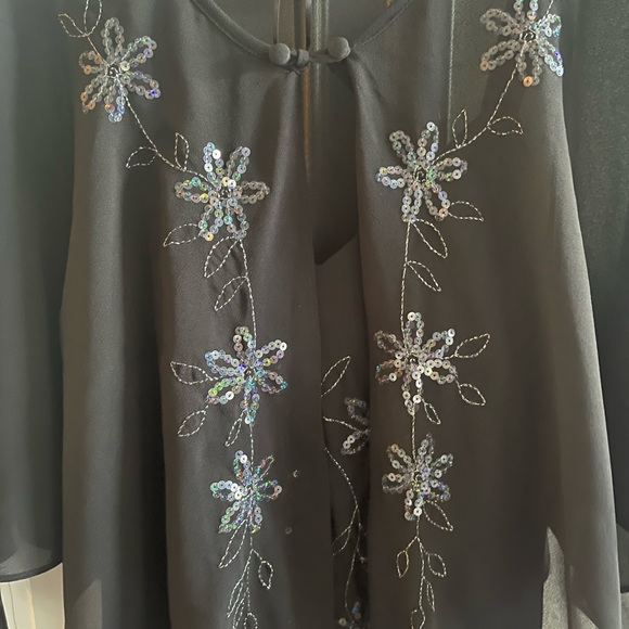 R&M Richards Dress, Black, Size 12P - Picture 6 of 7